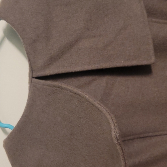 MODCLOTH WOOL BLEND STONE JACKET, SZ LARGE - Picture 10 of 16